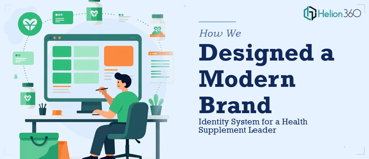 How We Designed a Modern Brand Identity System for a Health Supplement Leader