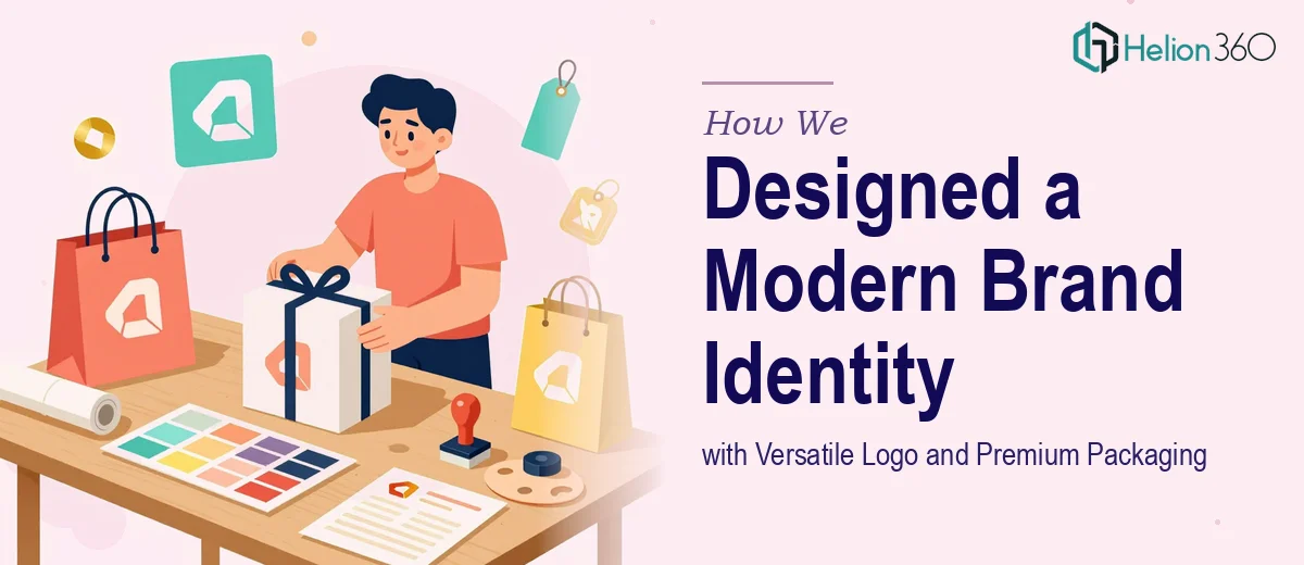 How We Designed a Modern E-Commerce Brand Identity with Versatile Logo and Premium Packaging
