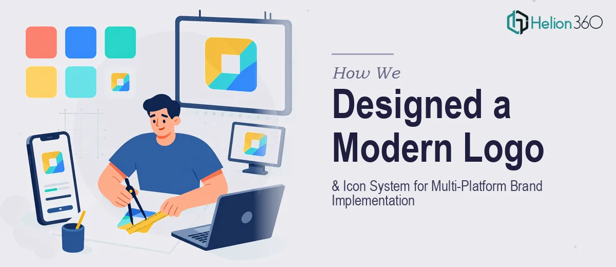How We Designed a Modern Logo & Icon System for Multi-Platform Brand Implementation