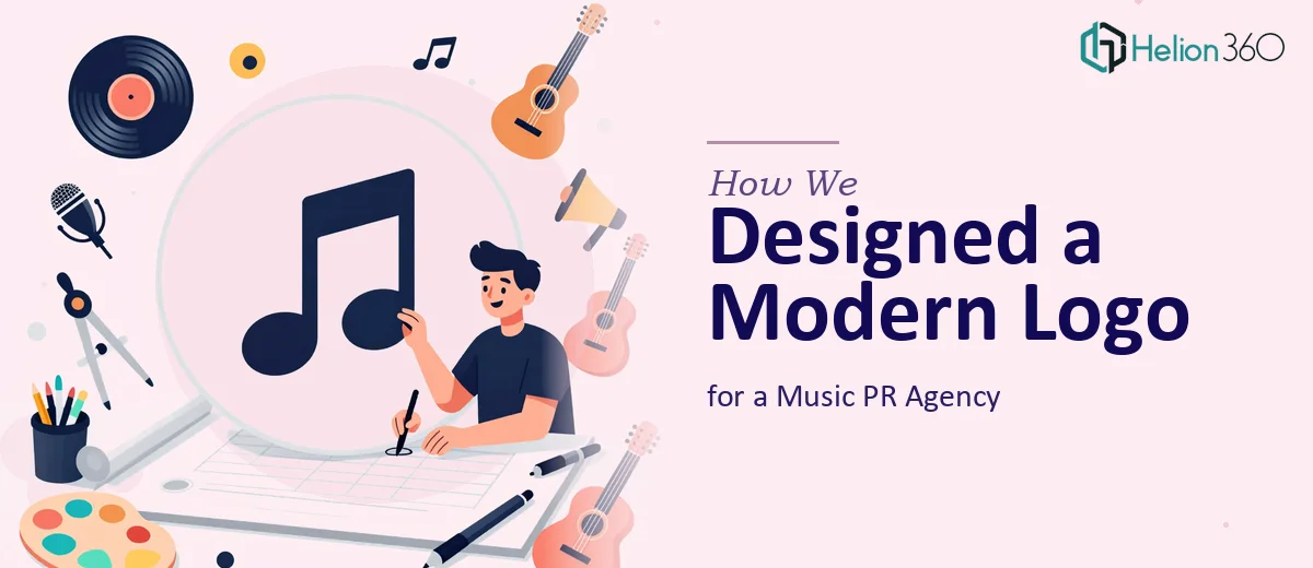 How We Designed a Modern, Memorable Logo Identity for a Music PR Agency