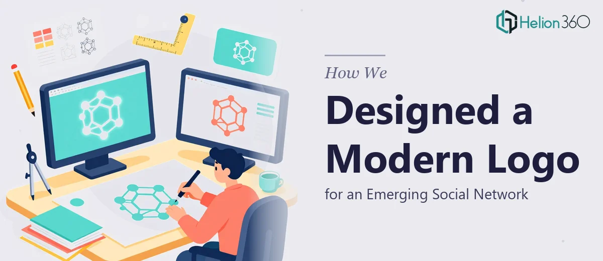 How We Designed a Modern Tech-Forward Logo for an Emerging Social Network