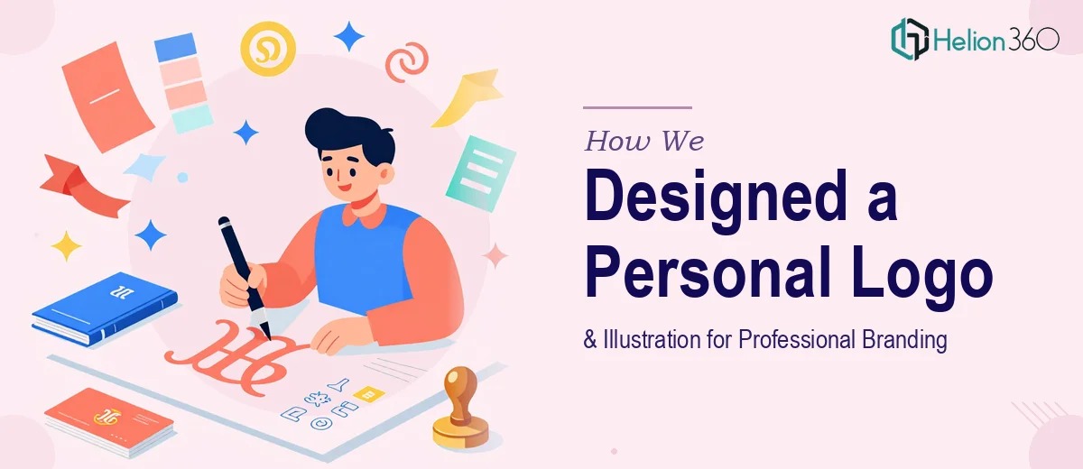 How We Designed a Personalized Initial Logo and Illustration for Professional Branding
