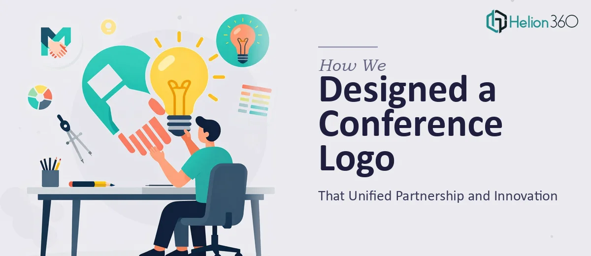 How We Designed a Sophisticated Conference Logo That Unified Partnership and Innovation