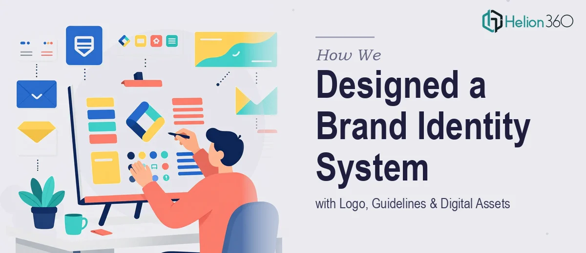 How We Designed a Versatile Brand Identity System with Logo, Guidelines & Digital Assets