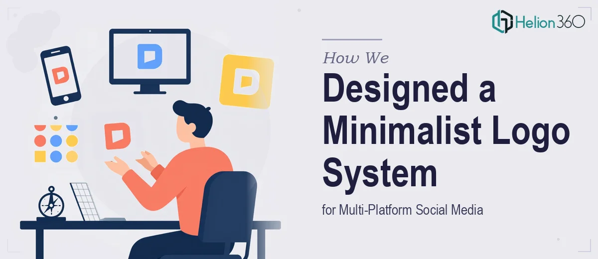 How We Designed a Versatile Minimalist Logo System for Multi-Platform Social Media