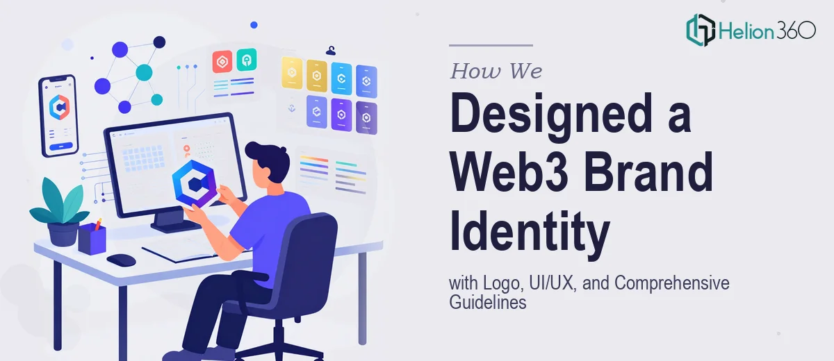 How We Designed a Web3 Brand Identity with Logo, UI/UX, and Comprehensive Guidelines