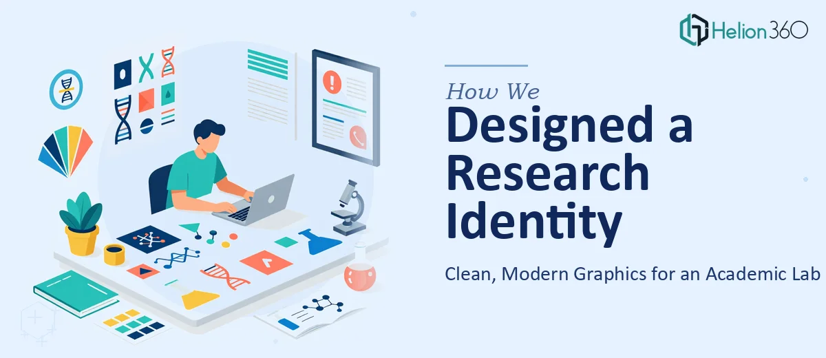 How We Designed Clean, Modern Graphics to Launch an Academic Lab's Research Identity
