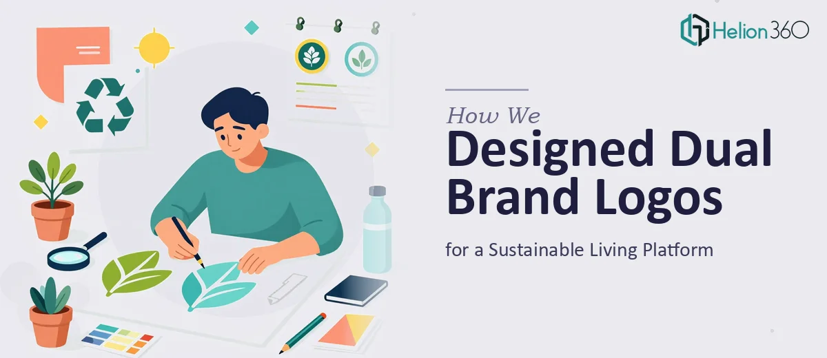 How We Designed Dual Brand Logos for a Sustainable Living Platform
