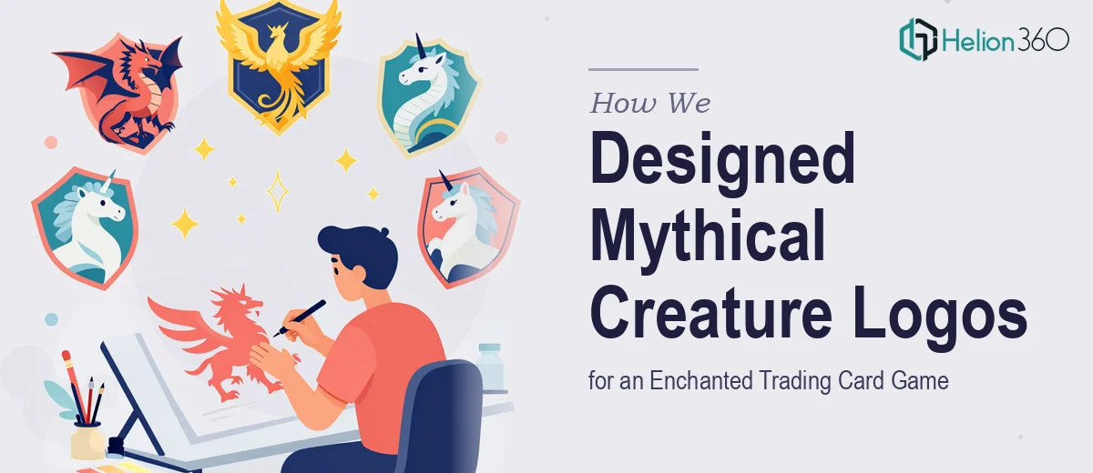 How We Designed Five Mythical Creature Logo Systems for an Enchanted Trading Card Game