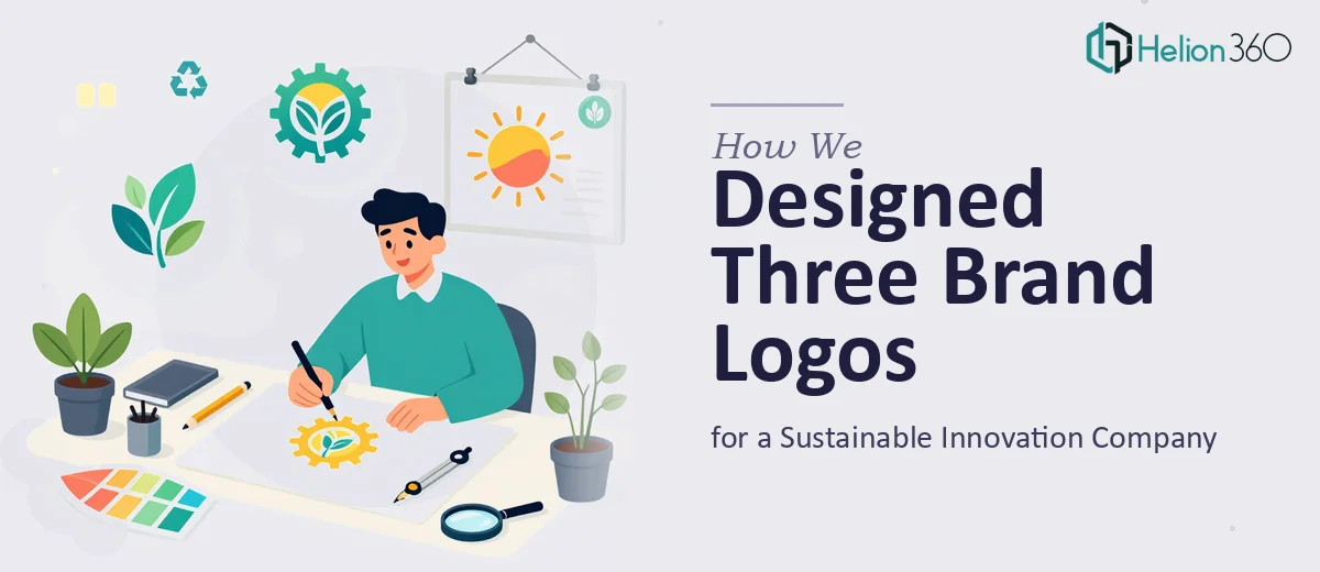 How We Designed Three Distinctive Brand Logos for a Sustainable Innovation Company