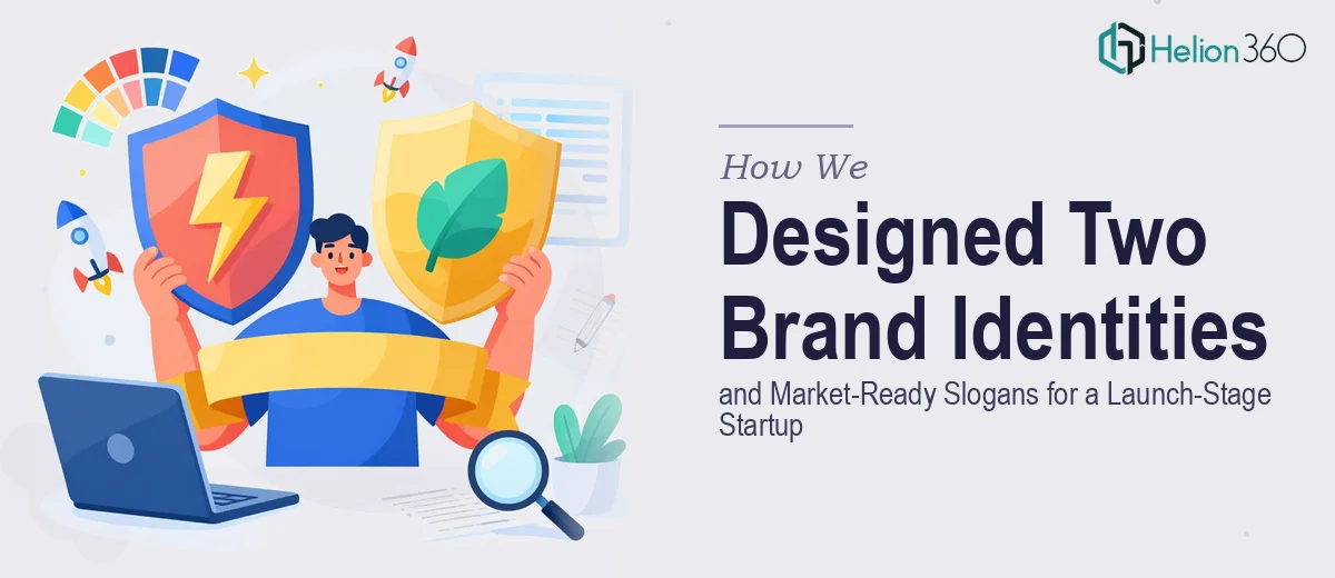 How We Designed Two Brand Identities and Market-Ready Slogans for a Launch-Stage Startup
