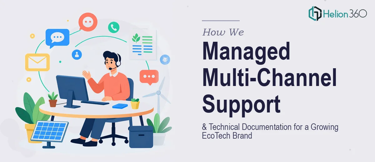 How We Managed Multi-Channel Support Operations and Technical Documentation for a Growing EcoTech Brand