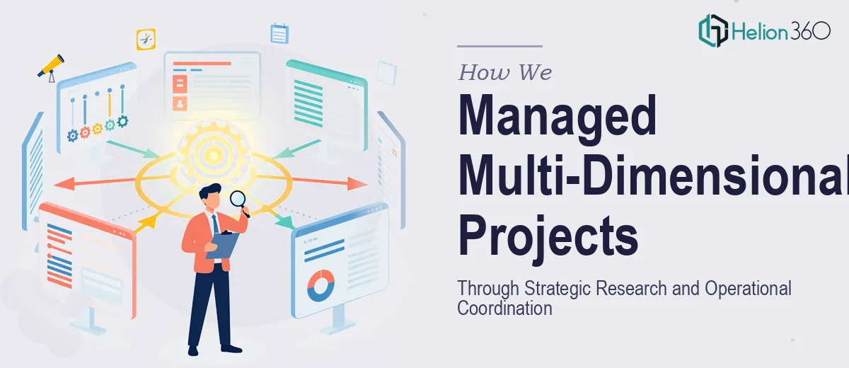 How We Managed Multi-Dimensional Projects Through Strategic Research and Operational Coordination