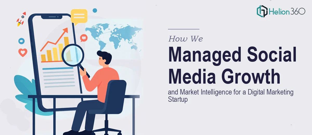 How We Managed Social Media Growth and Market Intelligence for a Digital Marketing Startup