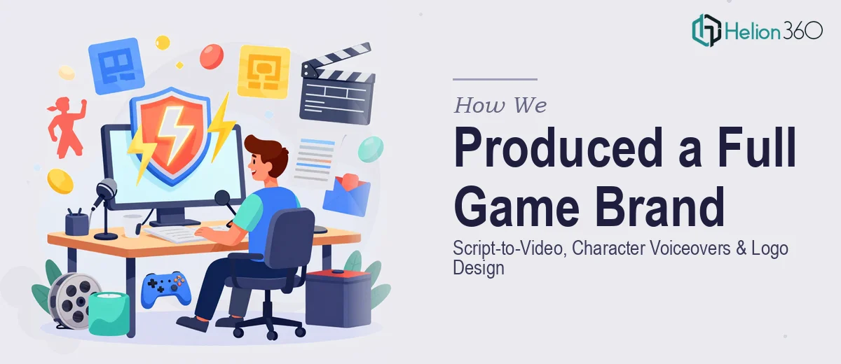 How We Produced a Complete Video Game Brand Identity: Script-to-Video Production, Character Voiceovers & Logo Design