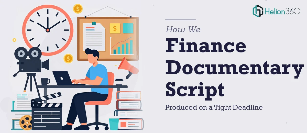 How We Produced a Finance Documentary Script on Tight Deadline