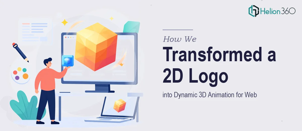 How We Transformed a 2D Logo into a Dynamic 3D Animation for Seamless Web Integration