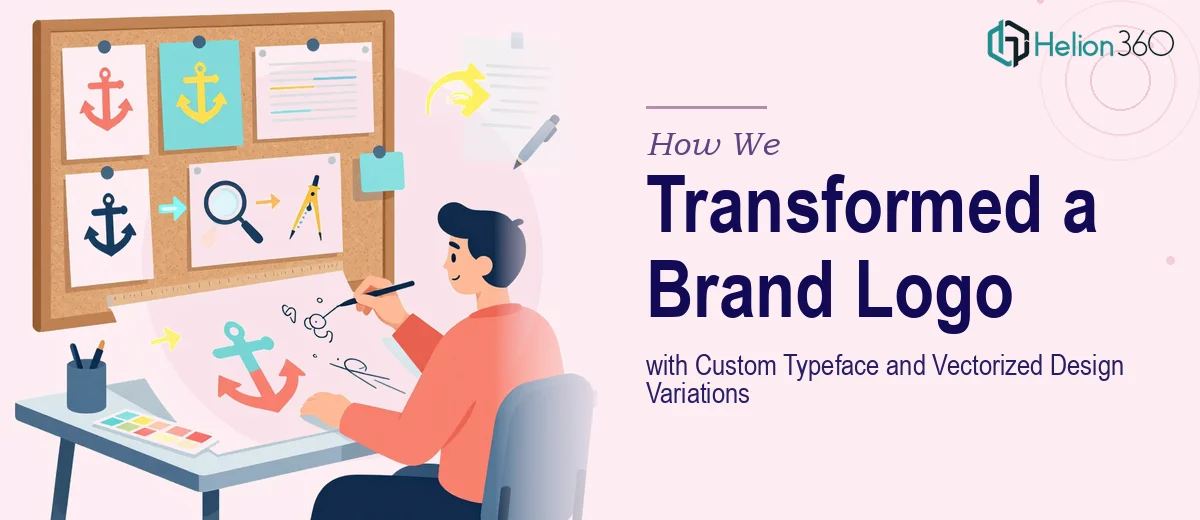 How We Transformed a Brand Logo with Custom Typeface and Vectorized Design Variations