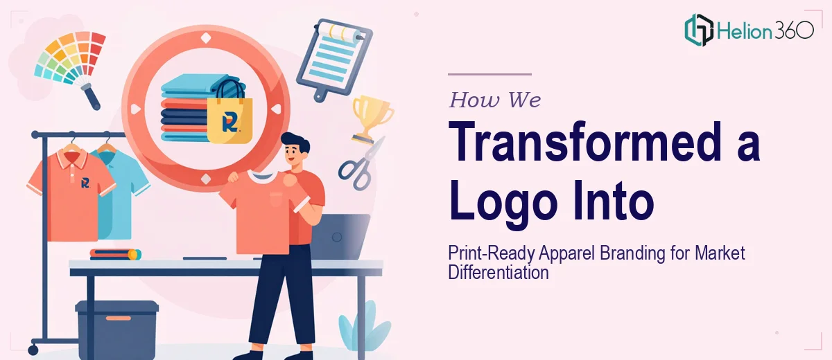 How We Transformed a Logo Into Print-Ready Apparel Branding for Market Differentiation
