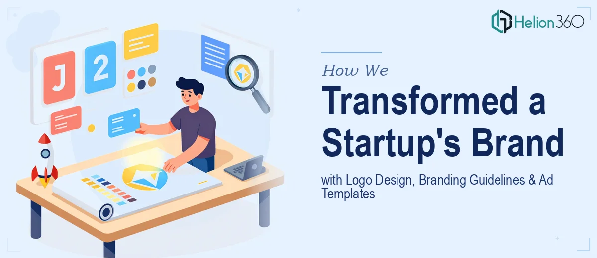 How We Transformed a Tech Startup's Brand Identity with Modern Logo Design, Comprehensive Branding Guidelines, and High-Converting Ad Templates