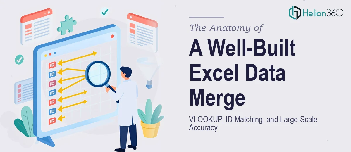 The Anatomy of a Well-Built Excel Data Merge: VLOOKUP, ID Matching, and Large-Scale Accuracy