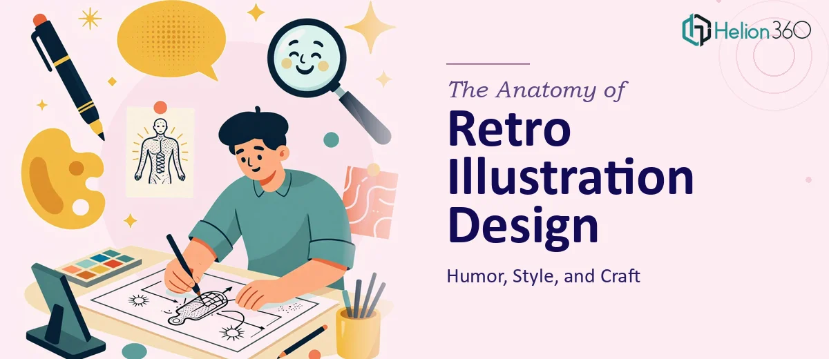 The Anatomy of Retro Illustration Design: Humor, Style, and Craft