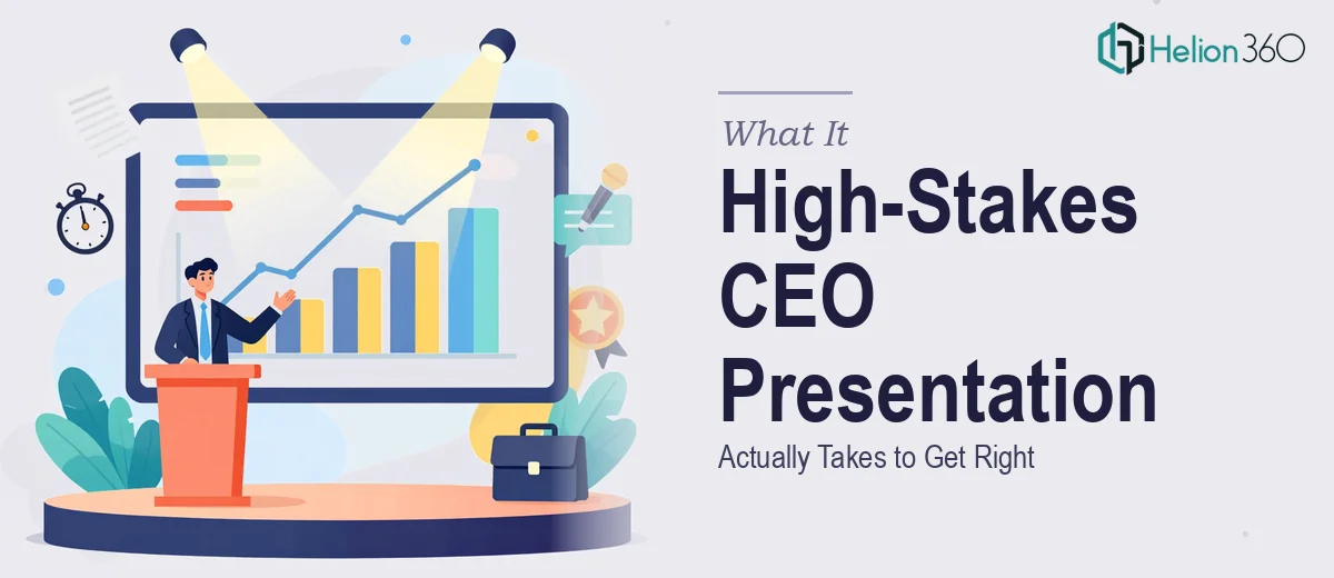 What a High-Stakes Conference Presentation for a CEO Actually Takes to Get Right
