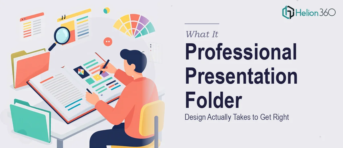 What a Professional Presentation Folder Design Actually Takes to Get Right