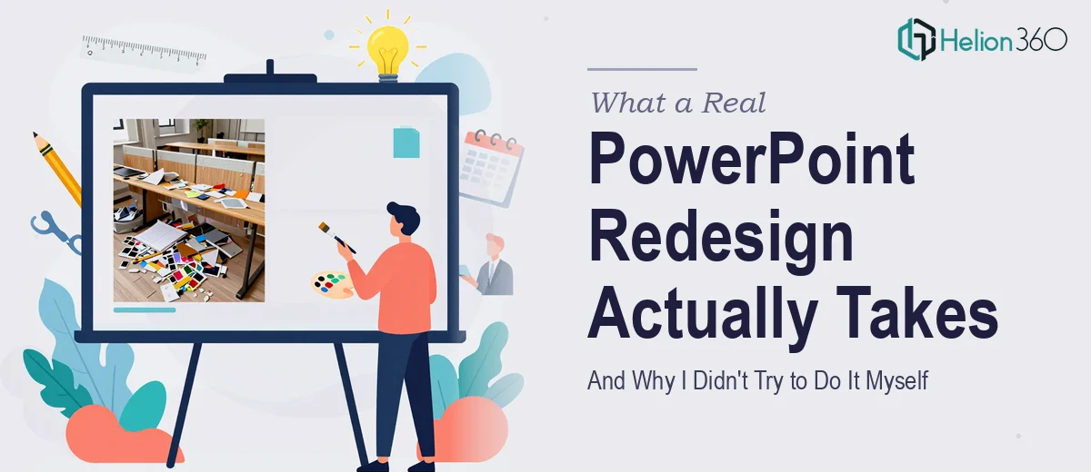What a Real PowerPoint Redesign Actually Takes — And Why I Didn't Try to Do It Myself