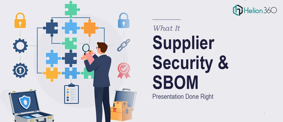 What a Supplier Security and SBOM Presentation Actually Takes to Get Right