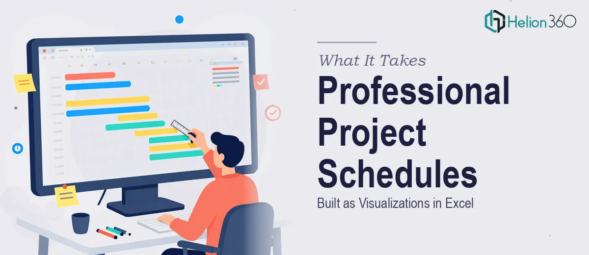 What It Actually Takes to Build Professional Project Schedule Visualizations in Excel