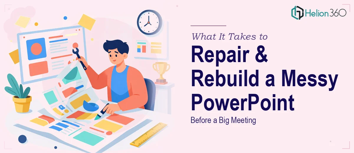 What It Actually Takes to Repair and Rebuild a Messy PowerPoint Before a Big Meeting