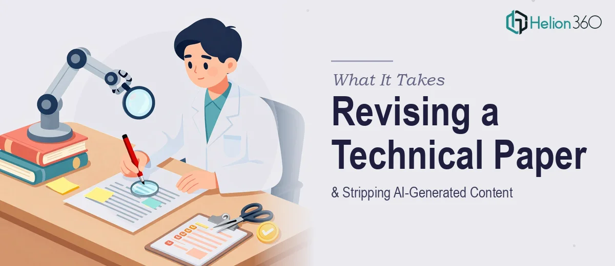 What It Actually Takes to Revise a Technical Research Paper and Strip AI-Generated Content