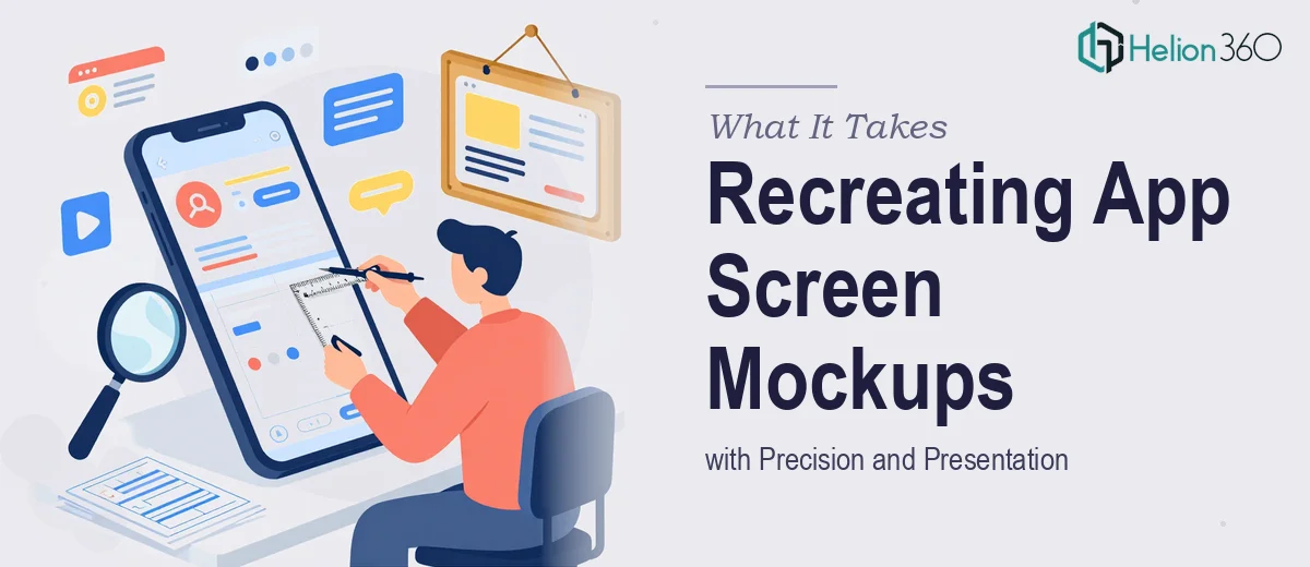 What It Really Takes to Recreate an Application Screen Mockup Presentation with Precision