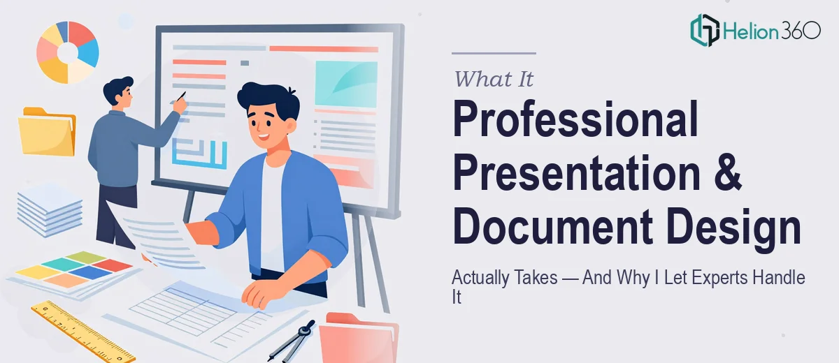 What Professional Presentation and Document Design Actually Takes — And Why I Let Experts Handle It